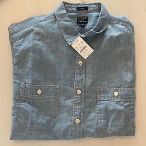 J. Crew L Chambray Slim
